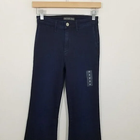 NEW Abercrombie & Fitch Signature Collection Stretch Jeans Blue Size 24 - Picture 2 of 7